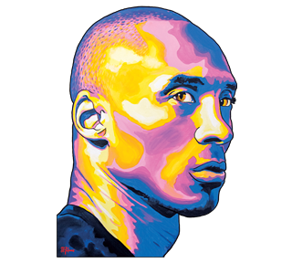 Melissa Falconer Kobe Bryant Sticker