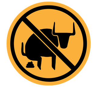 No Bullcrap Sticker