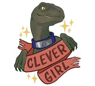 Anime Dino Sticker