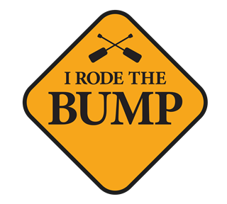 I Rode The Bump Rafting Sticker