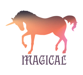 Magical Unicorn Sticker