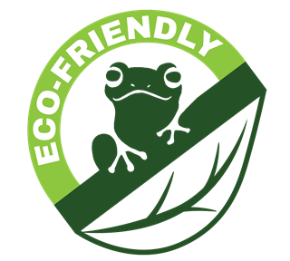 Eco-Friendly Frog Sticker