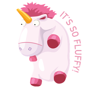 It's So Fluffy! Sticker