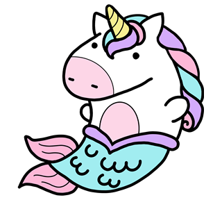 Unicorn Mermaid Sticker