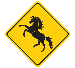 Unicorn Xing Sticker