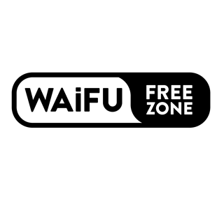 Waifu Free Zone Sticker