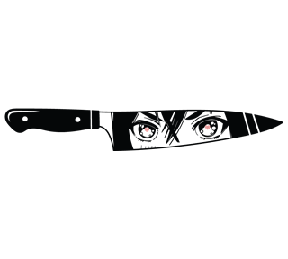 Waifu Knife Sticker