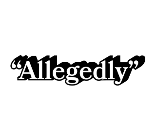 Allegedly Sticker