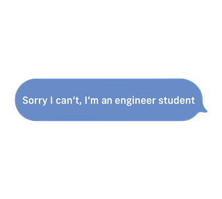 Sorry I Can't, I'm An Engineer Student Sticker