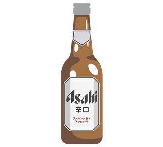Asahi Sticker