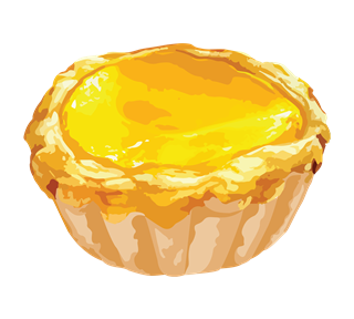 Egg Tart Sticker