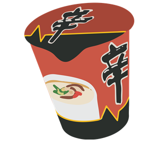 Shin Cup Noodle Sticker