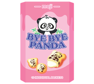 Strawberry Bye-Bye Panda Sticker