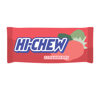 Strawberry Hi-Chew Sticker