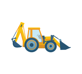 Backhoe Sticker