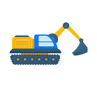 Excavator Sticker