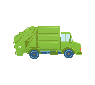 Garbage Truck Sticker