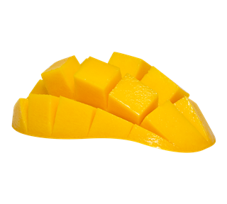 Mango Halved Sticker