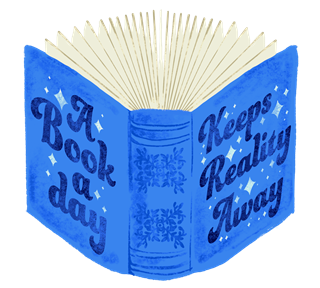 A Book A Day Sticker