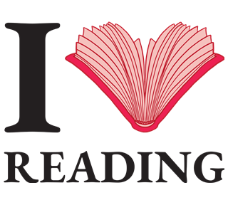 I Heart Reading Sticker