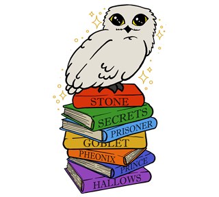 Owl Books Sticker