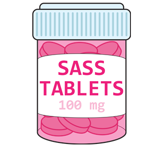 Sass Tablets Sticker