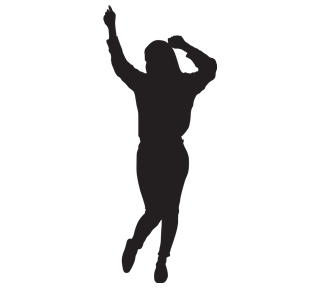 Casual Dancer Silhouette Sticker