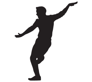 Swing Dancer Silhouette Sticker