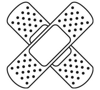 Bandaids Sticker