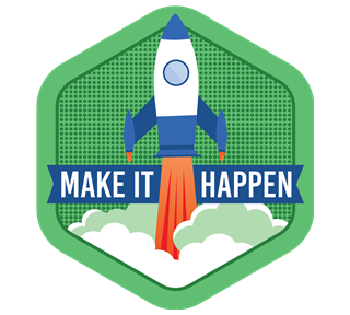 Make It Happen Sticker
