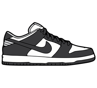 Panda Dunks That Girl Sticker