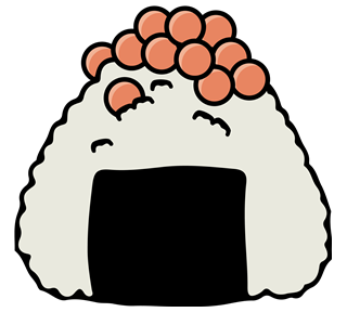 Salmon Roe Onigiri That Girl Sticker