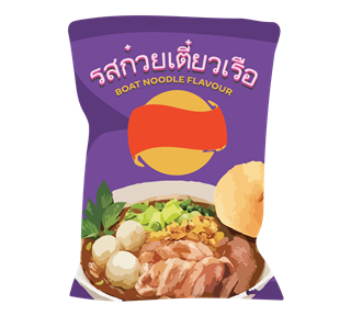 Boat Noodle Asian Snacks Sticker