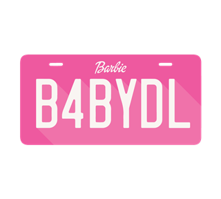 B4BYDL Barbie Sticker