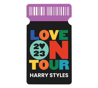 Harry Styles Love On Tour Ticket Sticker