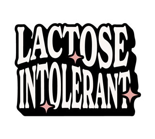 Lactose Intolerant IBS Sticker