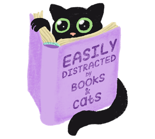 Cats And Books Kindle Sticker