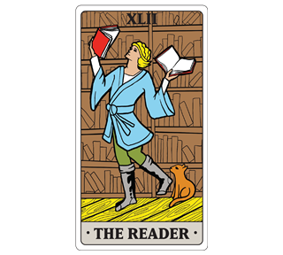 The Reader Kindle Sticker