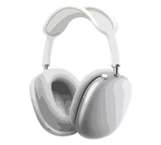 Clean Girl Apple Headphones Sticker
