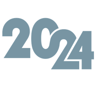 Christmas - 2024-Blue Silver Sticker