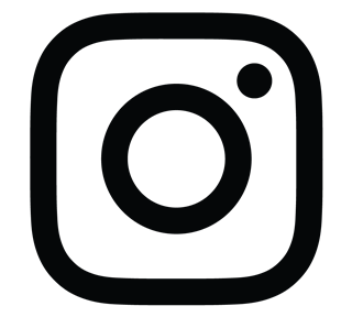 Instagram-Black Sticker