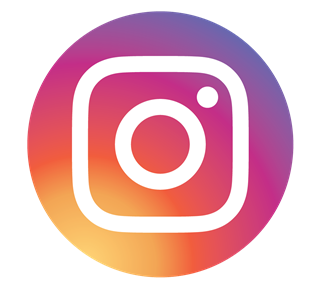 Instagram-Colored Circle Sticker