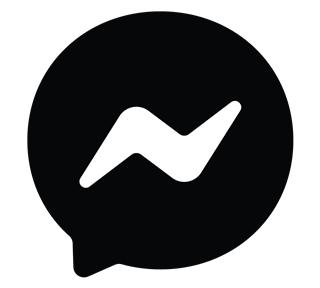 Messenger-Black Sticker