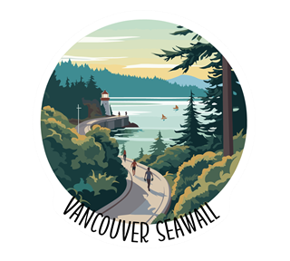 Vancouver Seawall Sticker