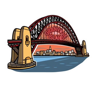 Granville Island Sticker