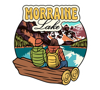 Morraine Lake Sticker