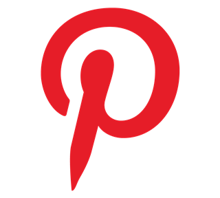 Pinterest Colored Sticker