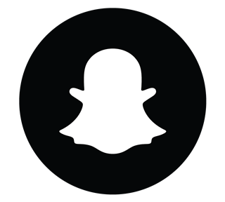 Snapchat Black Circle Sticker