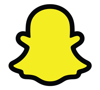 Snapchat Ghost Colored Sticker