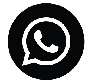 WhatsApp Black Circle Sticker